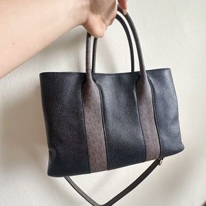 black & brown medium michael kors bag